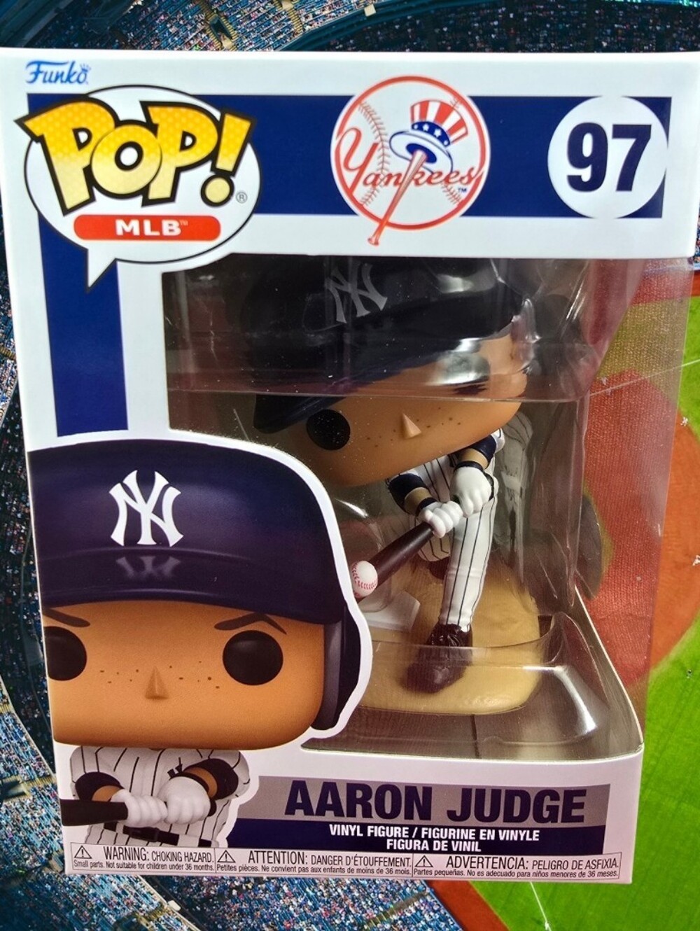 Funko Pop! Vinyl: Aaron Judge #97 (Nib) With Pop Protector